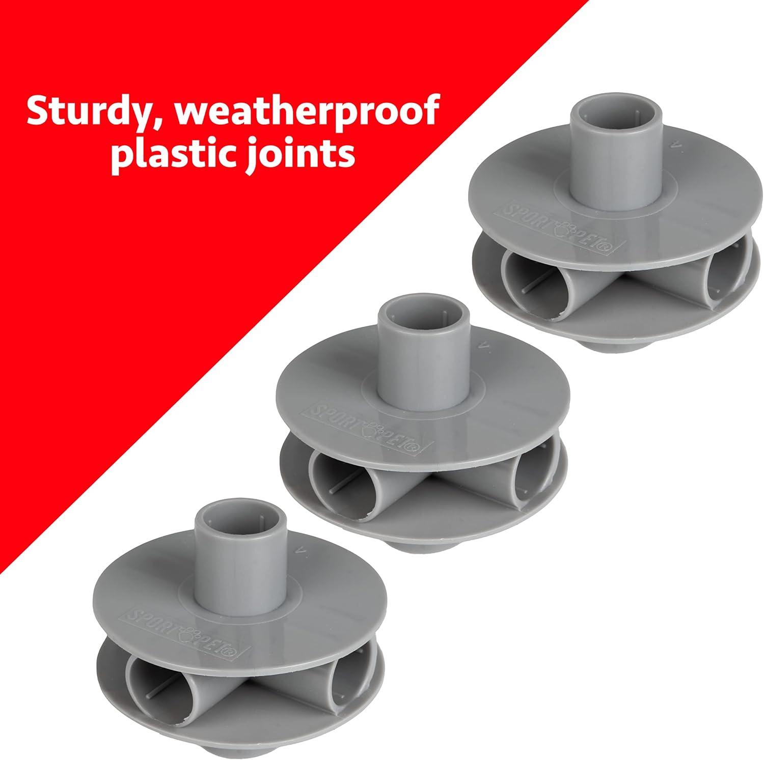 Kitty City Outdoor Catio Mega Kit for Cats, Replacement Parts, and 10' Tunnels Pipes and Joints