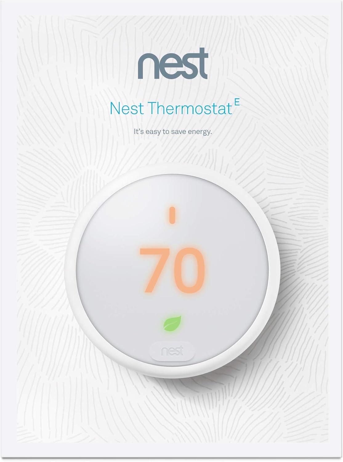 Google Nest Thermostat E in White