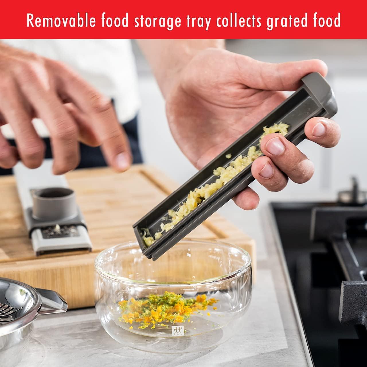 Zwilling Z-Cut Fine Grater with Storage Tray and Finger Guard