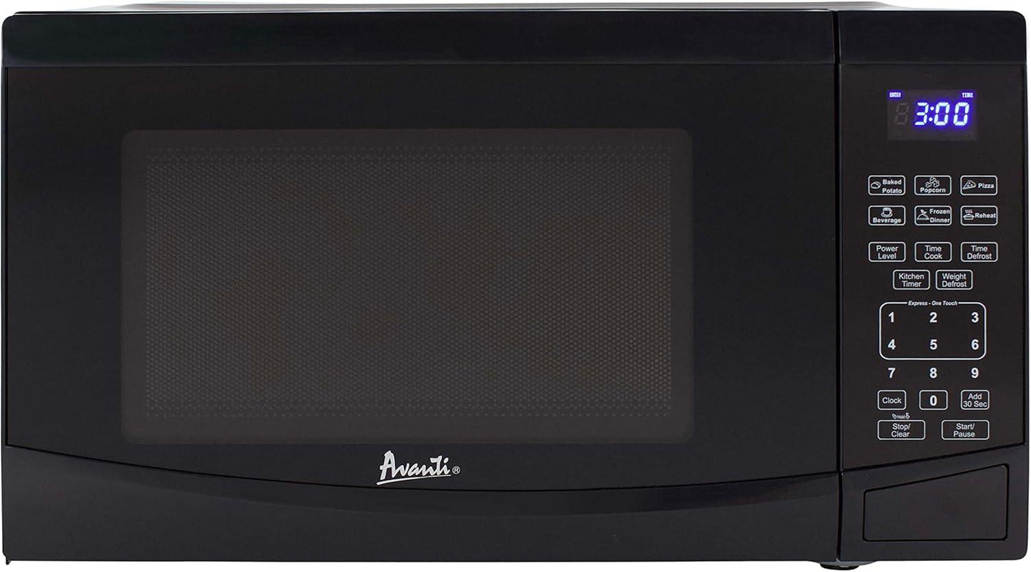 Avanti Products Avanti Countertop Microwave Oven, 0.9 cu. ft. MT09V1B