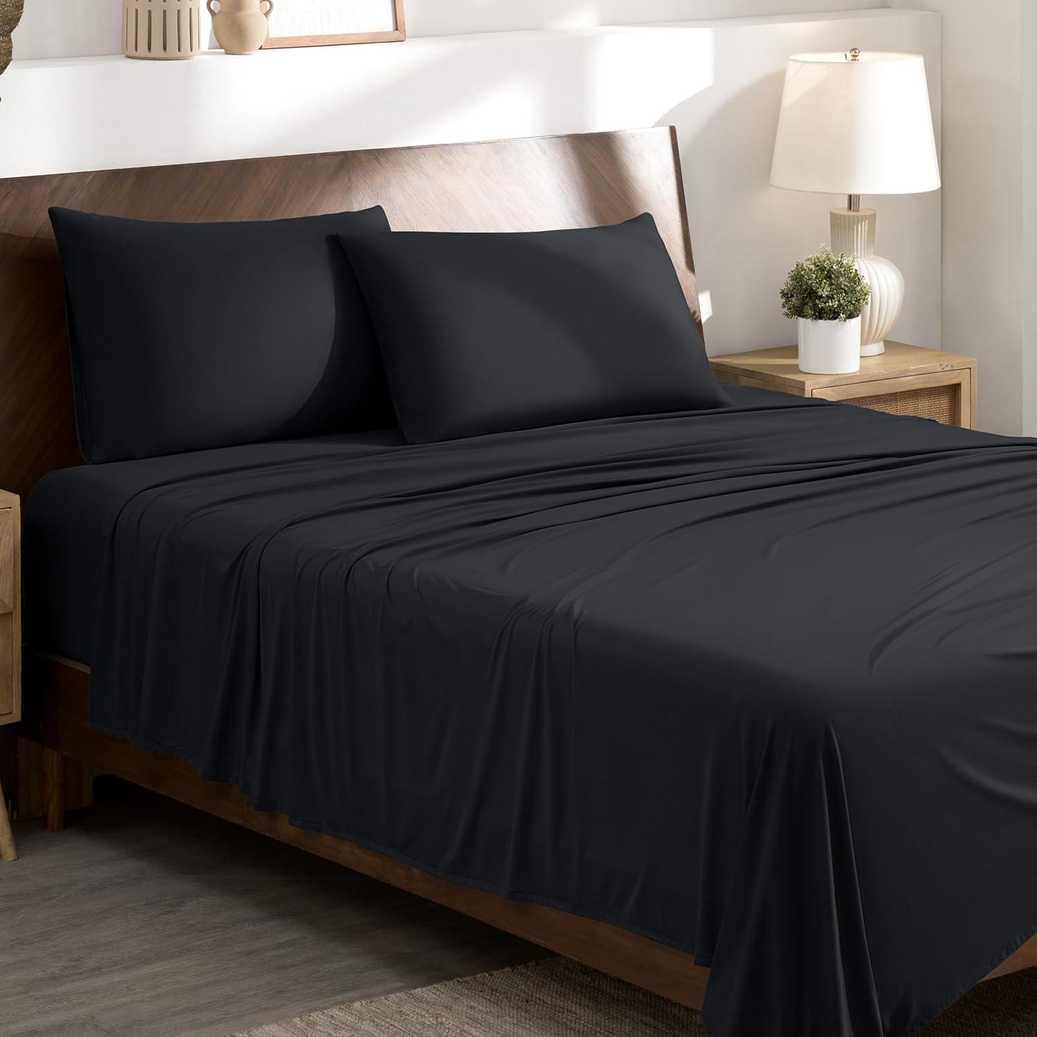 Bare Home Microfiber Stretch Sheet Set