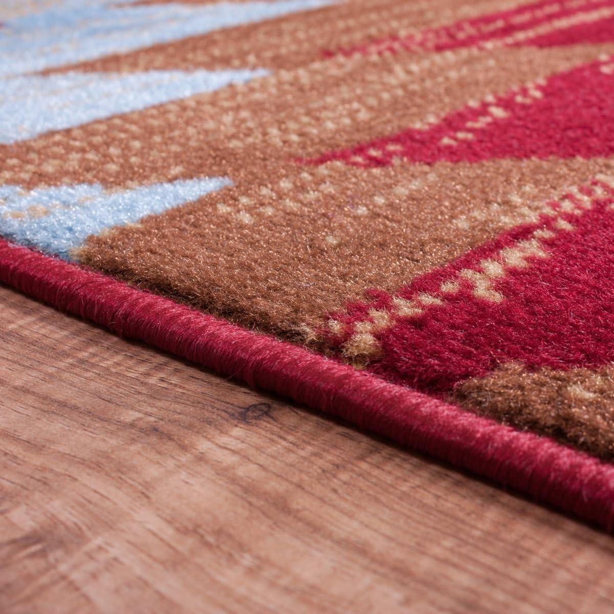 Infinity Home 84805 5 x 7 ft. Miami Alamo Southwestern Area Rug - Red