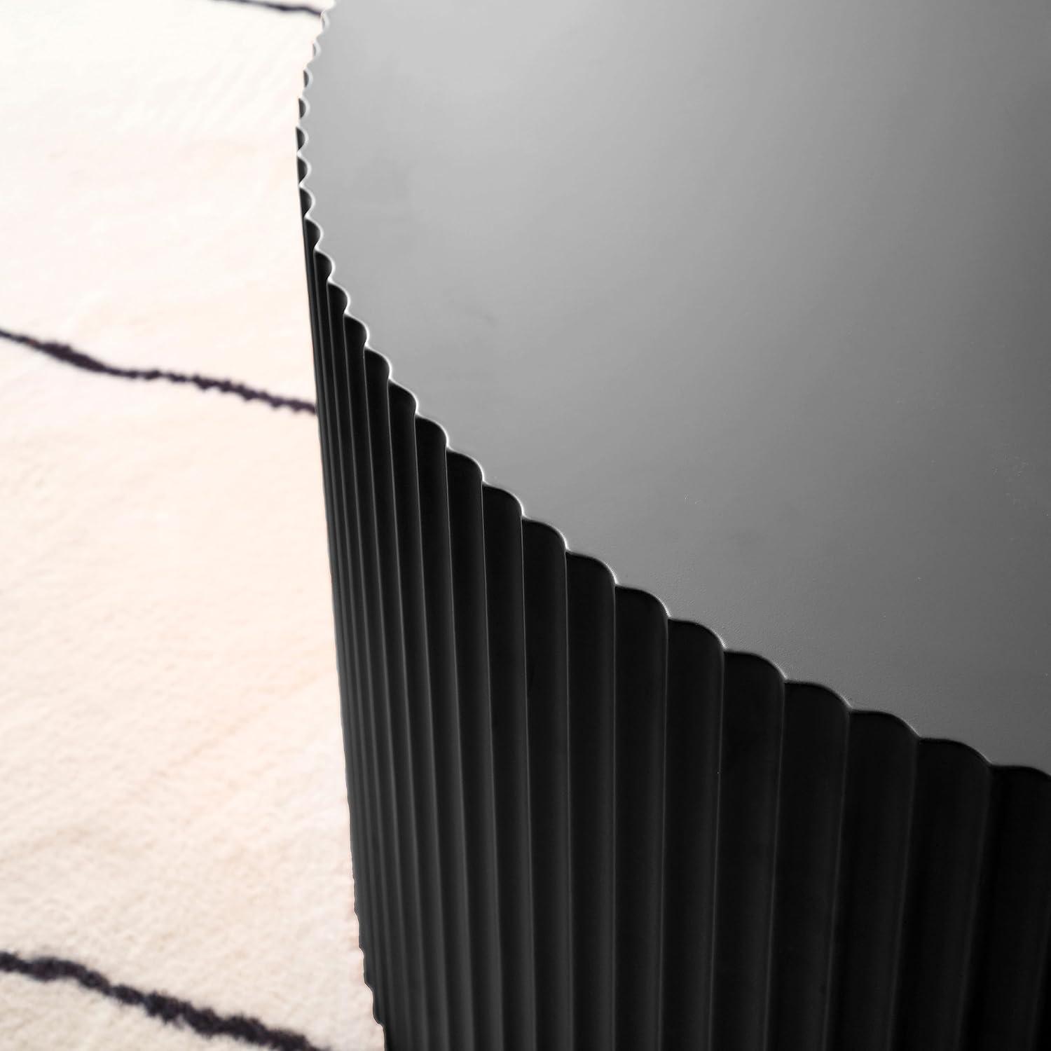 Williamspace Nesting Coffee Table Set, Modern Luxury, 2 Pieces, Black