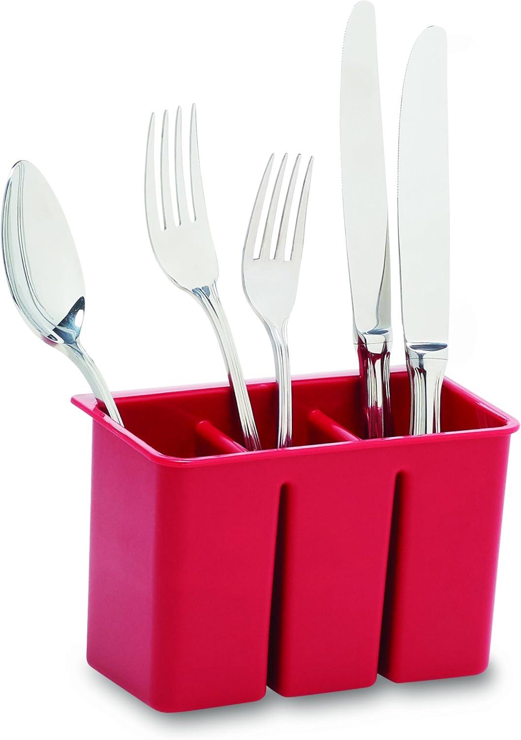 Farberware Professional 3-piece Dish Rack Set in Red