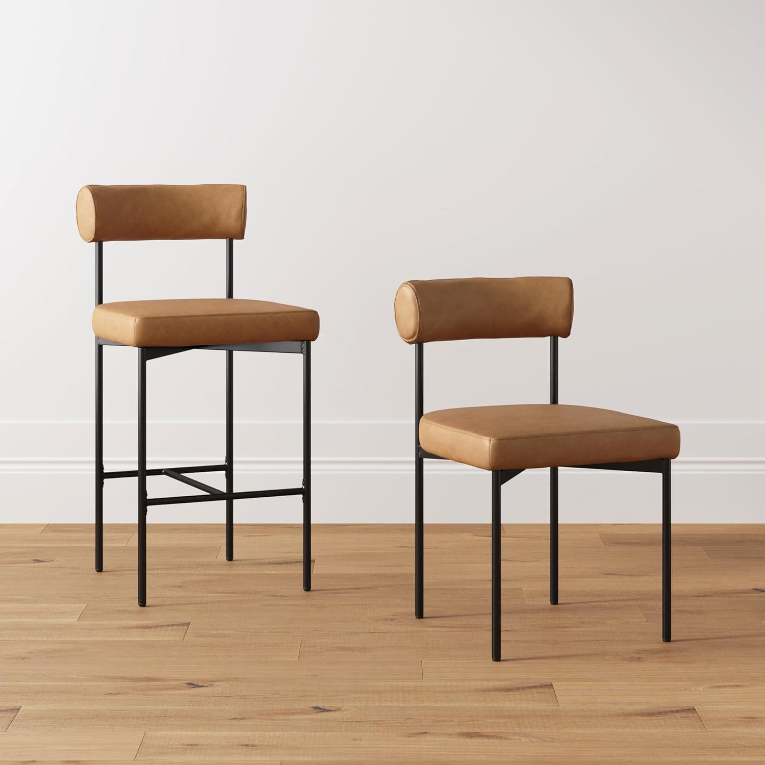 Dahlia 18'' H Upholstered Metal Side Chair