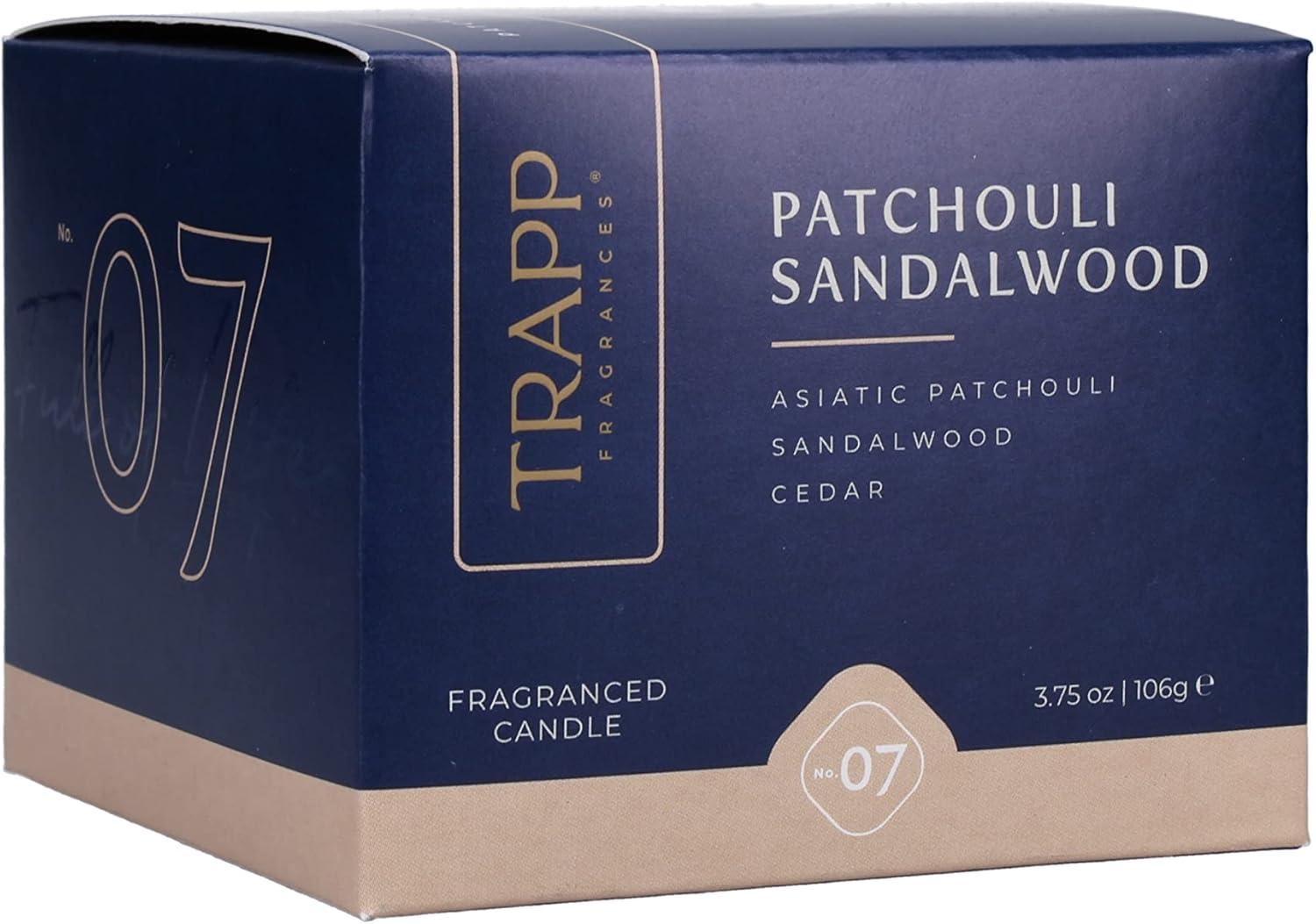 No. 07 Patchouli Sandalwood Patchouli Sandalwood Scented Candle with Glass Holder