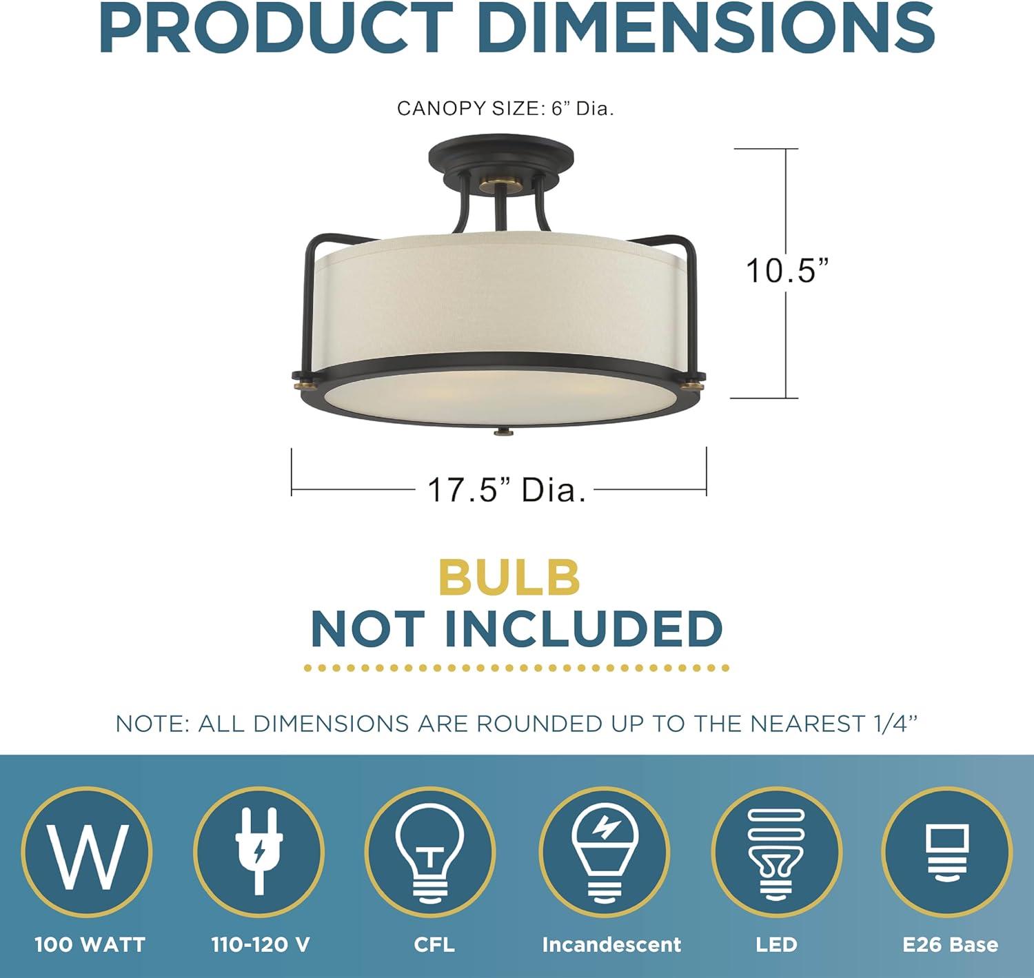 Calvary Semi-Flush Mount