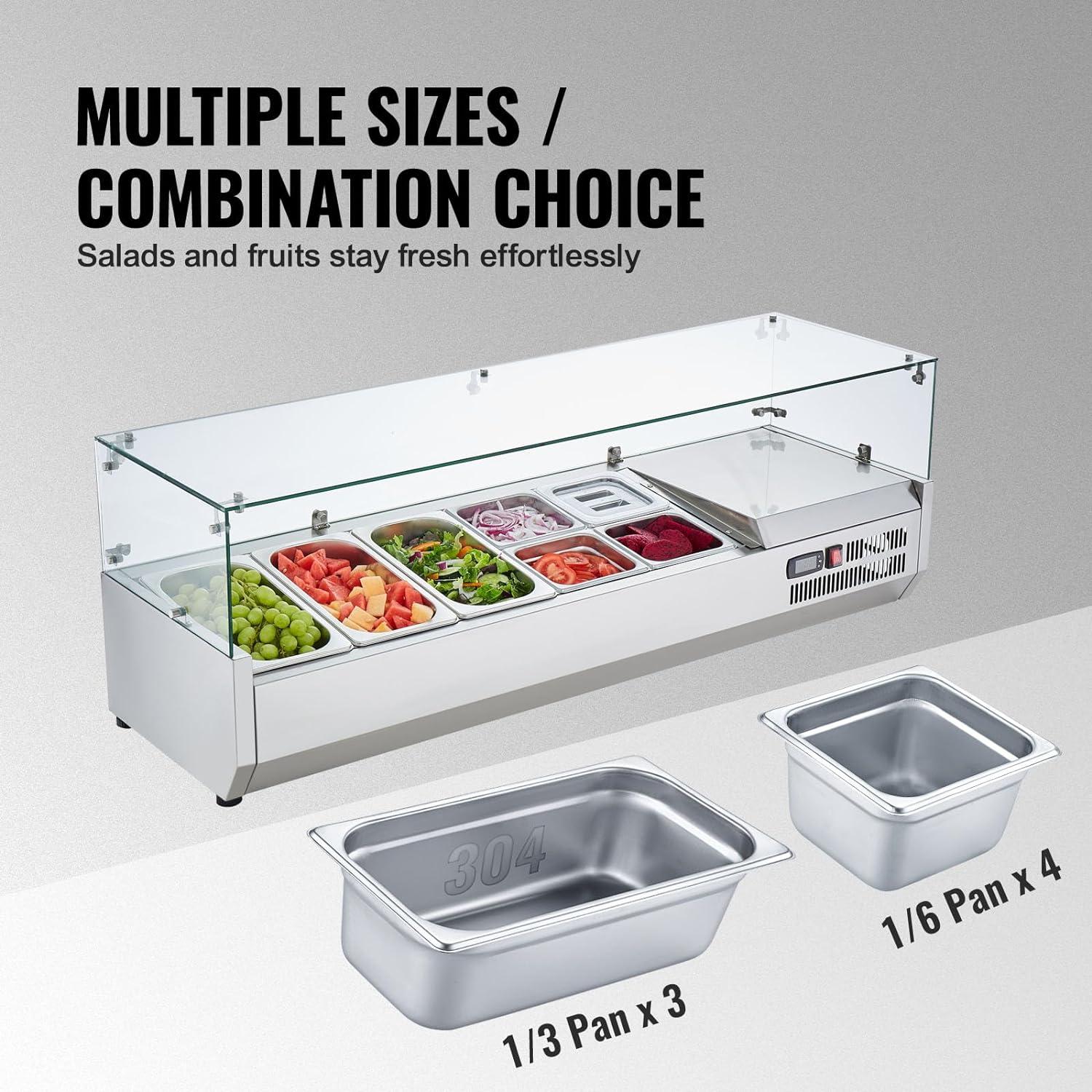 VEVOR Refrigerated Display Case - 51''