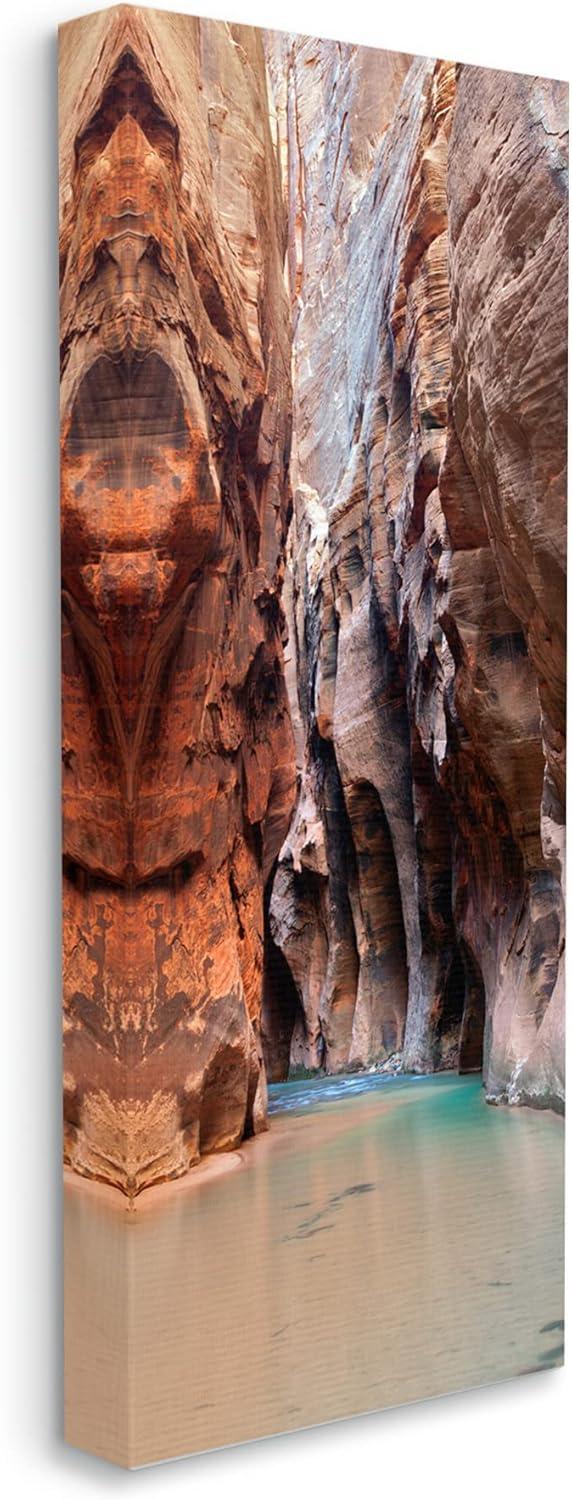 Au-539-Canvas " Zion National Park Cliffs " by Dennis Frates