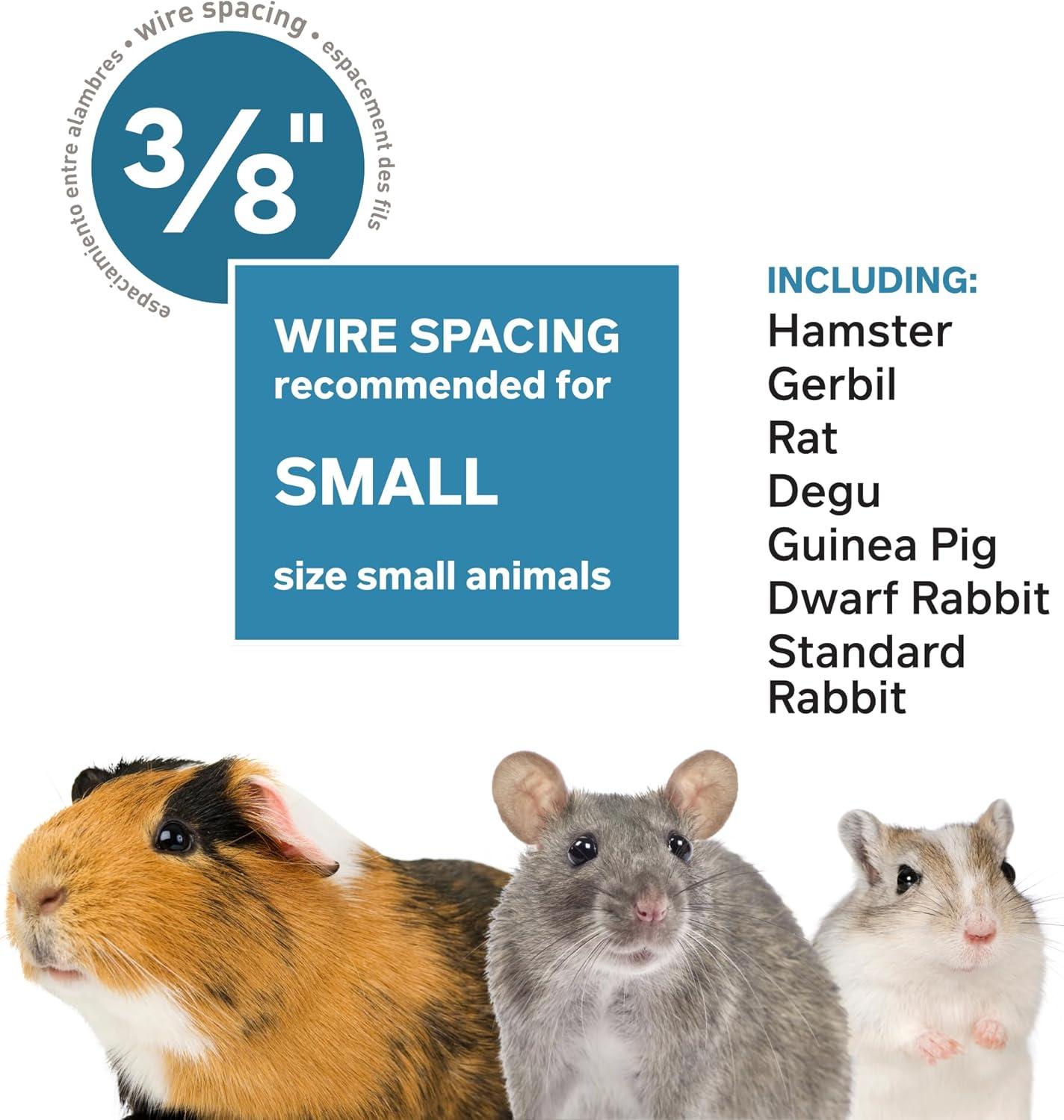 Ranch Universal Small Animal Home, Gray & White