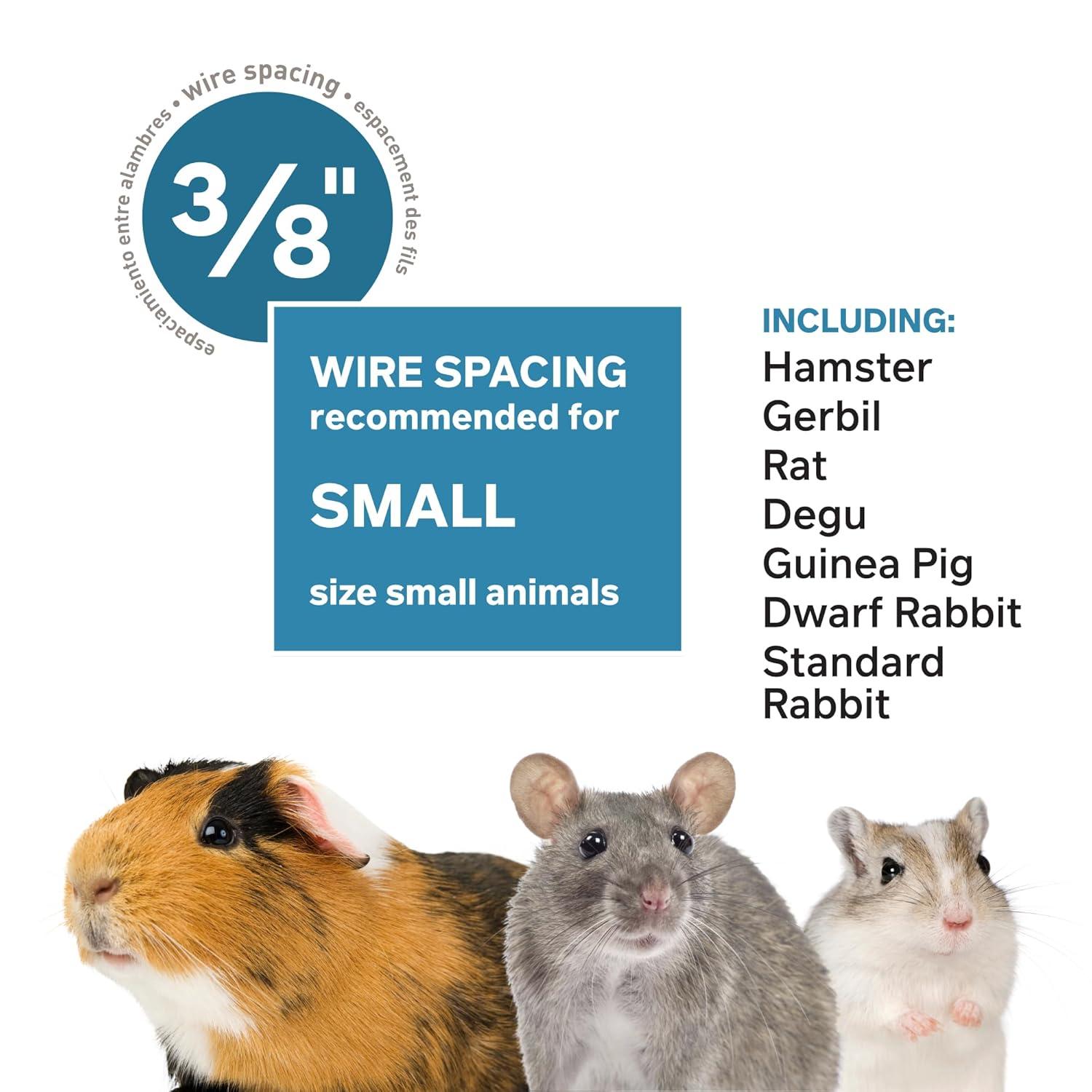 Ranch Universal Small Animal Home, Gray & White