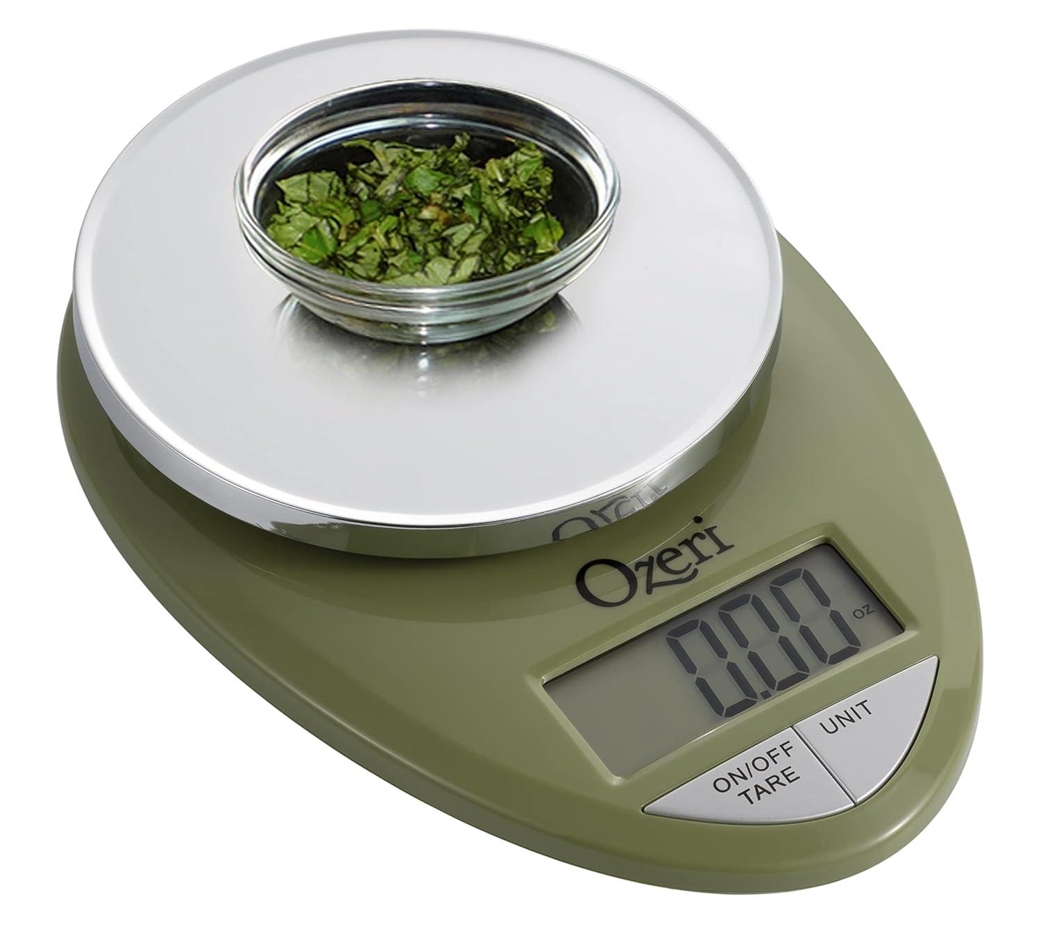 Ozeri Ozeri Pro Digital Kitchen Food Scale, 0.05 oz to 12 lbs (1 gram to 5.4 kg)