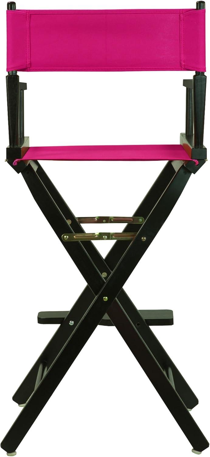 Casual Home 230-02/021-30 Director Chair 30" - Bar Height BlackFrame/Magenta Canvas