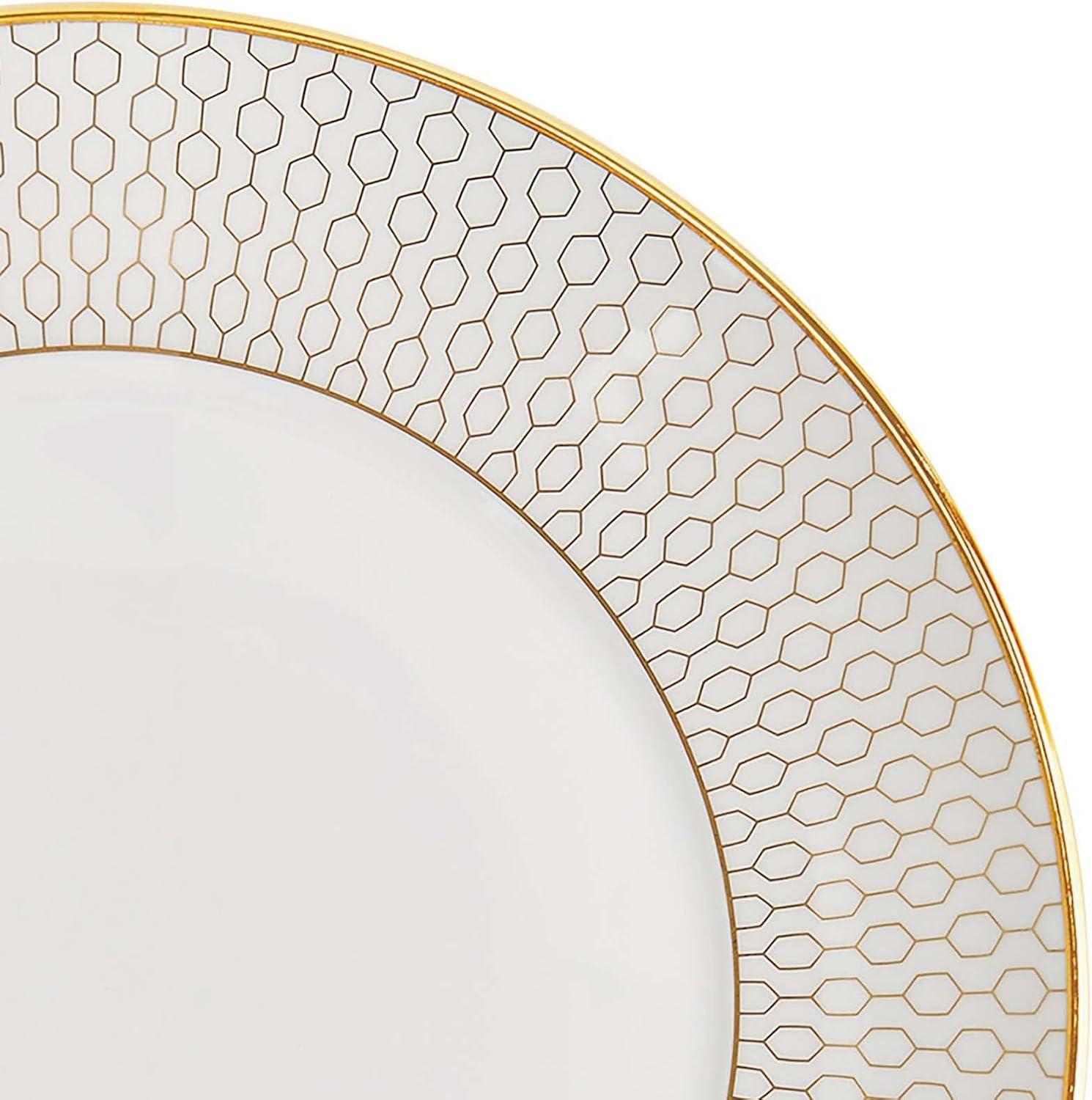 Gio Gold 6.7" Porcelain Bread and Butter Plate