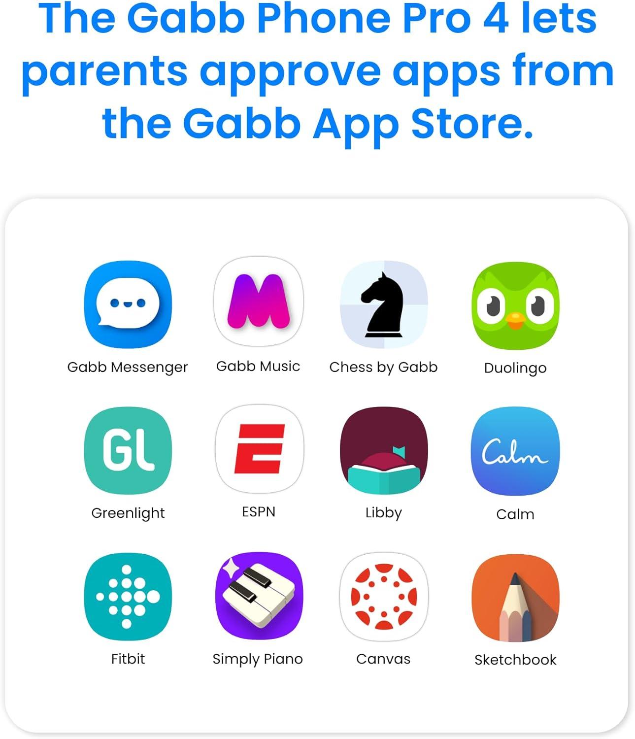 Gabb Phone 4 Pro - The Safe Phone Built for Teens