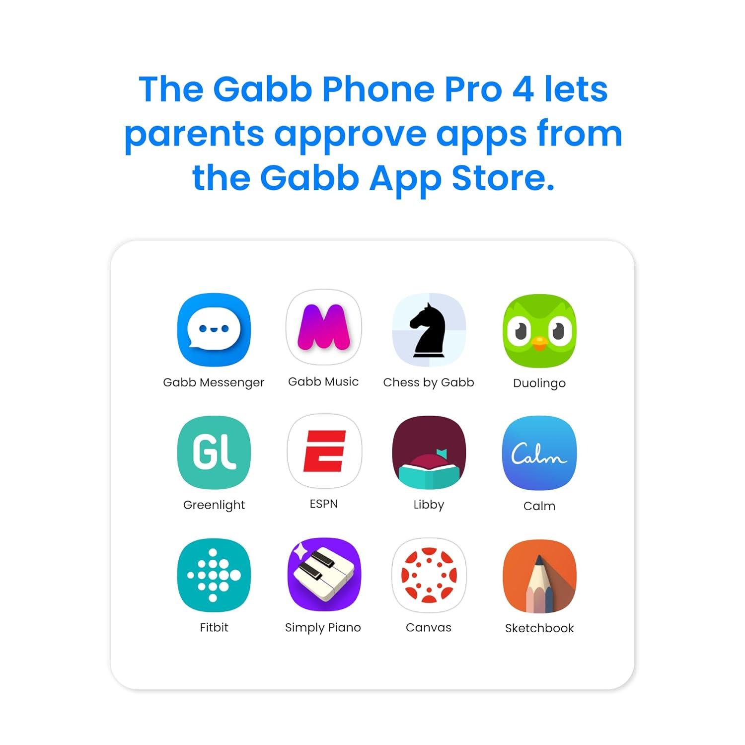 Gabb Phone 4 Pro - The Safe Phone Built for Teens
