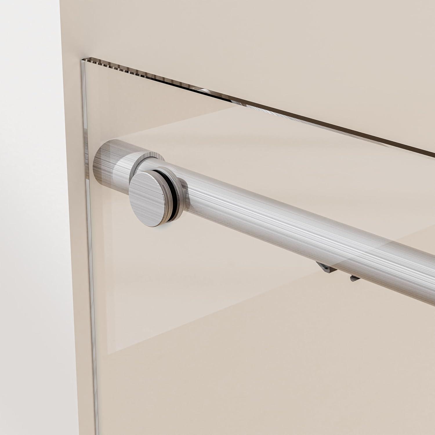 LILI 56-60"W x 76"H Dual Sliding Shower Door, Modern Style AADSH5676LL