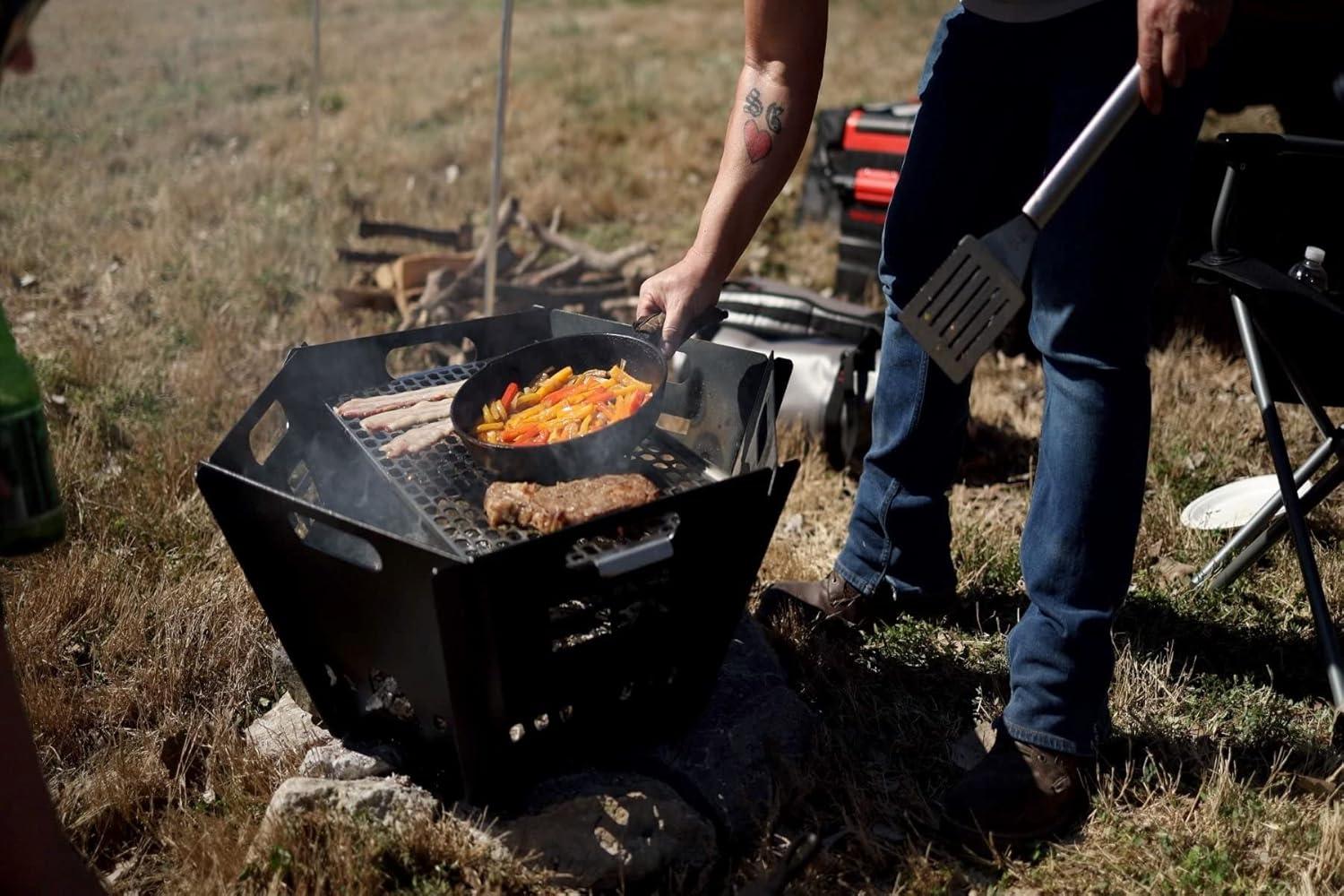 Stainless Steel Grill Grate for Collapsible Fire Pit