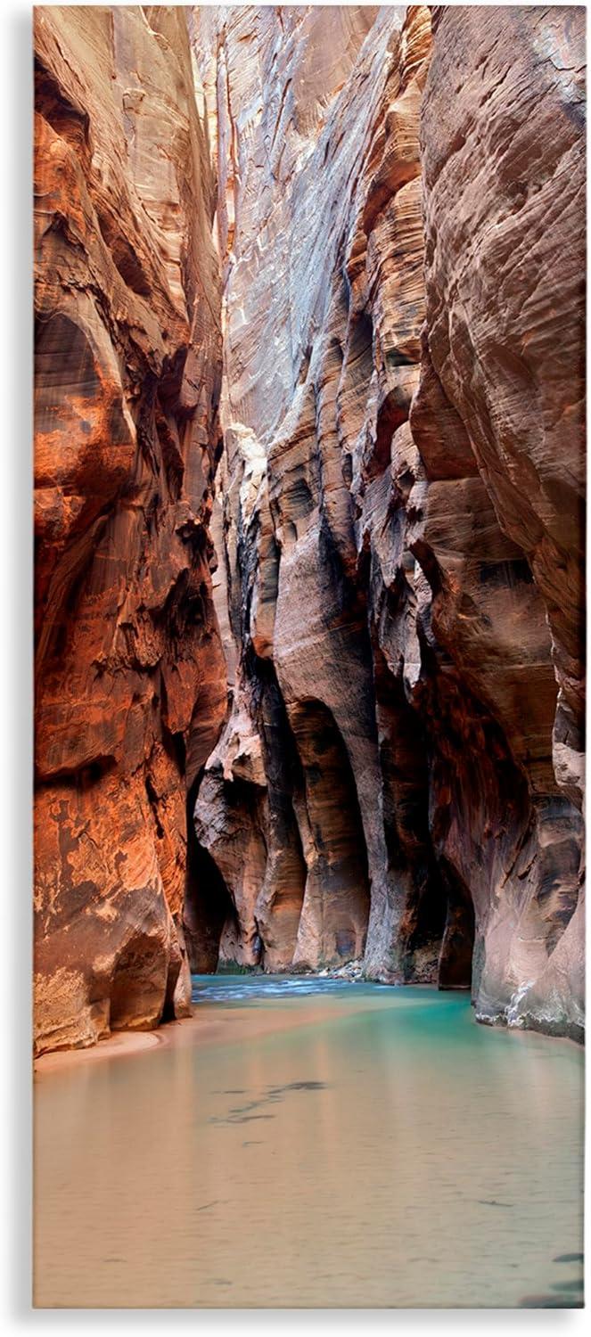 Au-539-Canvas " Zion National Park Cliffs " by Dennis Frates