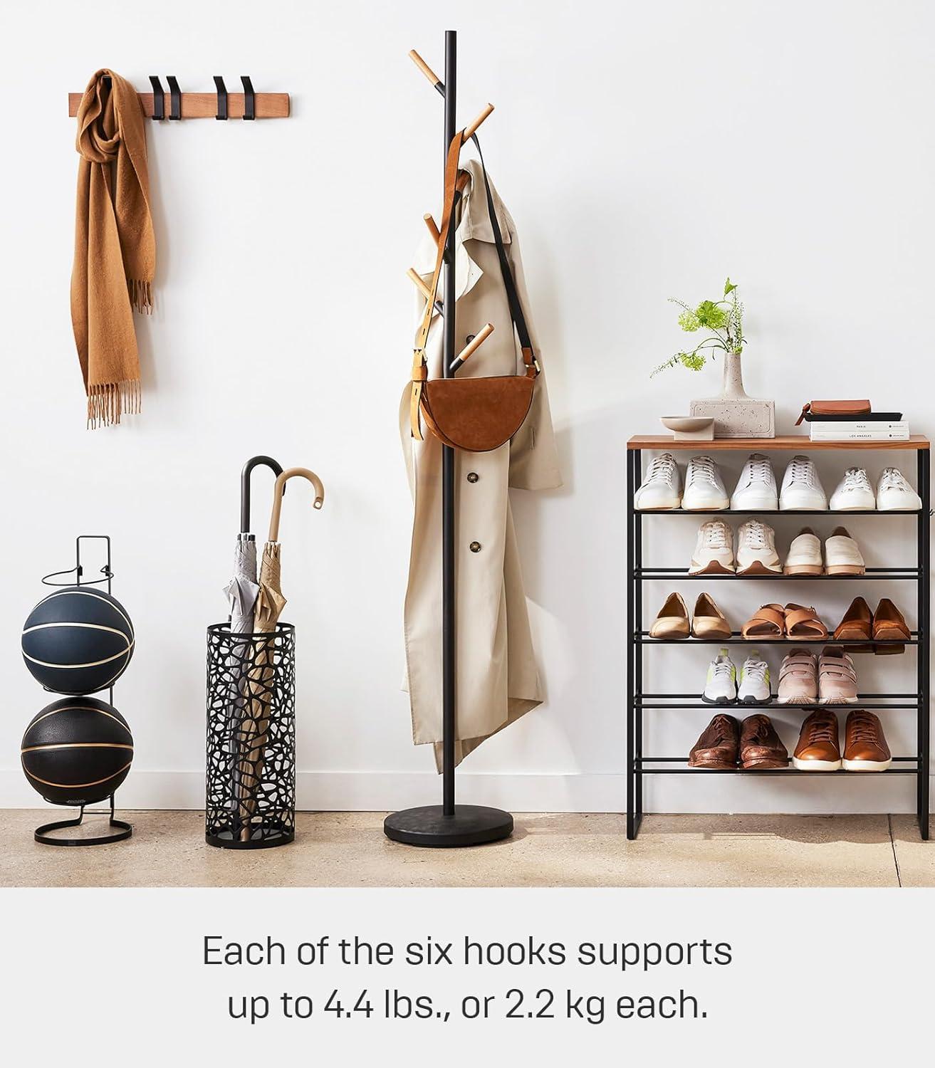 Yamazaki Home Coat Hanger, Steel, Weighted Base
