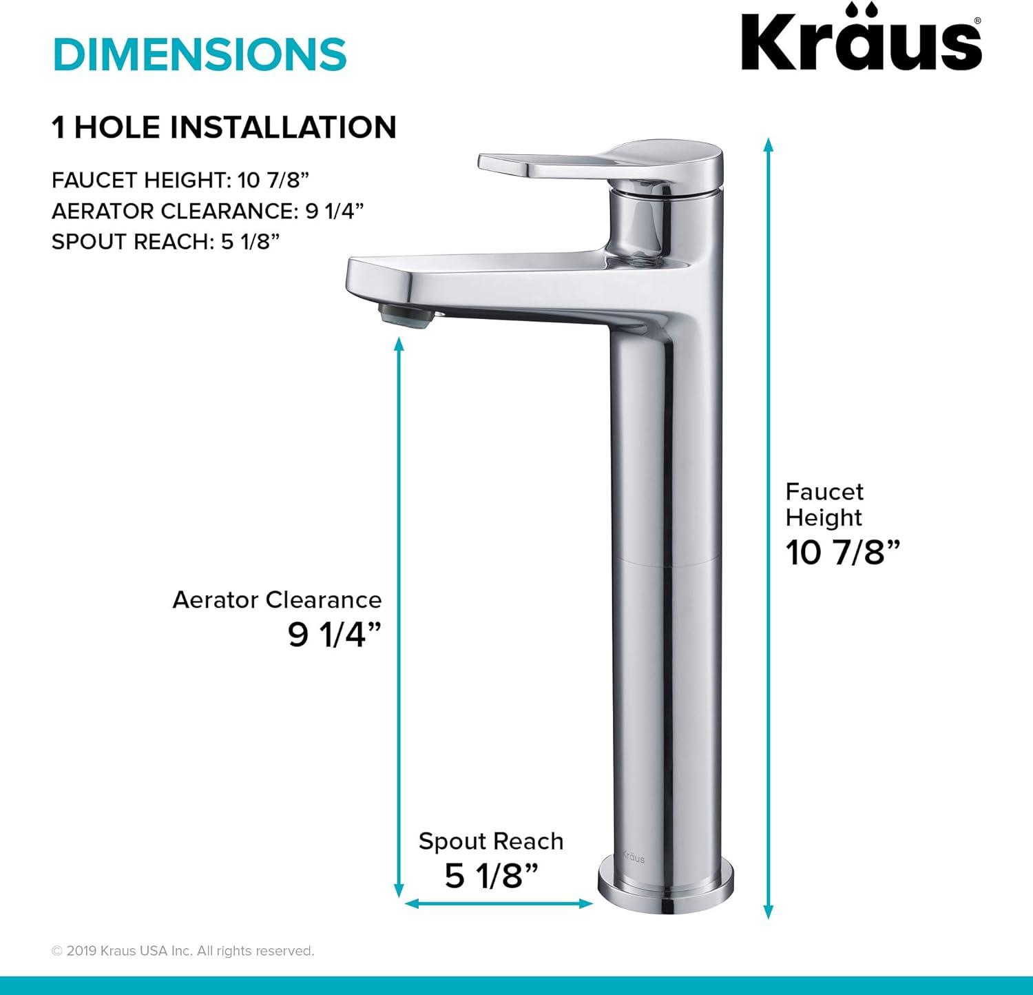 Indy Single Hole Bathroom Faucet