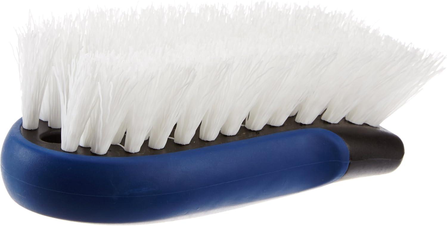 Black and Blue Plastic Handle Hard Bristle Scrub Brush