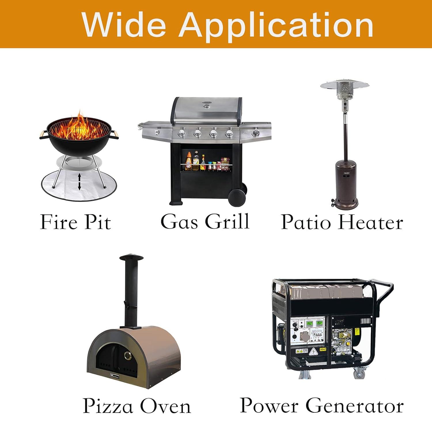 CSST Corrugated Stainless Steel Tubing 37 Ft 1/2" Flexible Natural Gas Line Pipe Propane Conversion Kit Grill Hose with Male Adapter Fittings