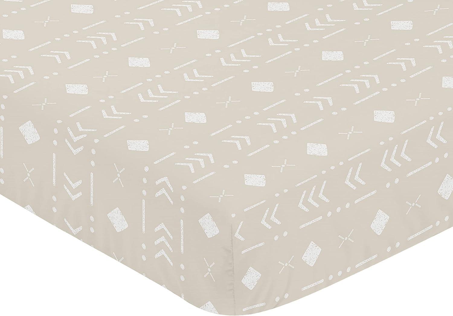 Boho Llama Aztec Fitted Crib Sheet