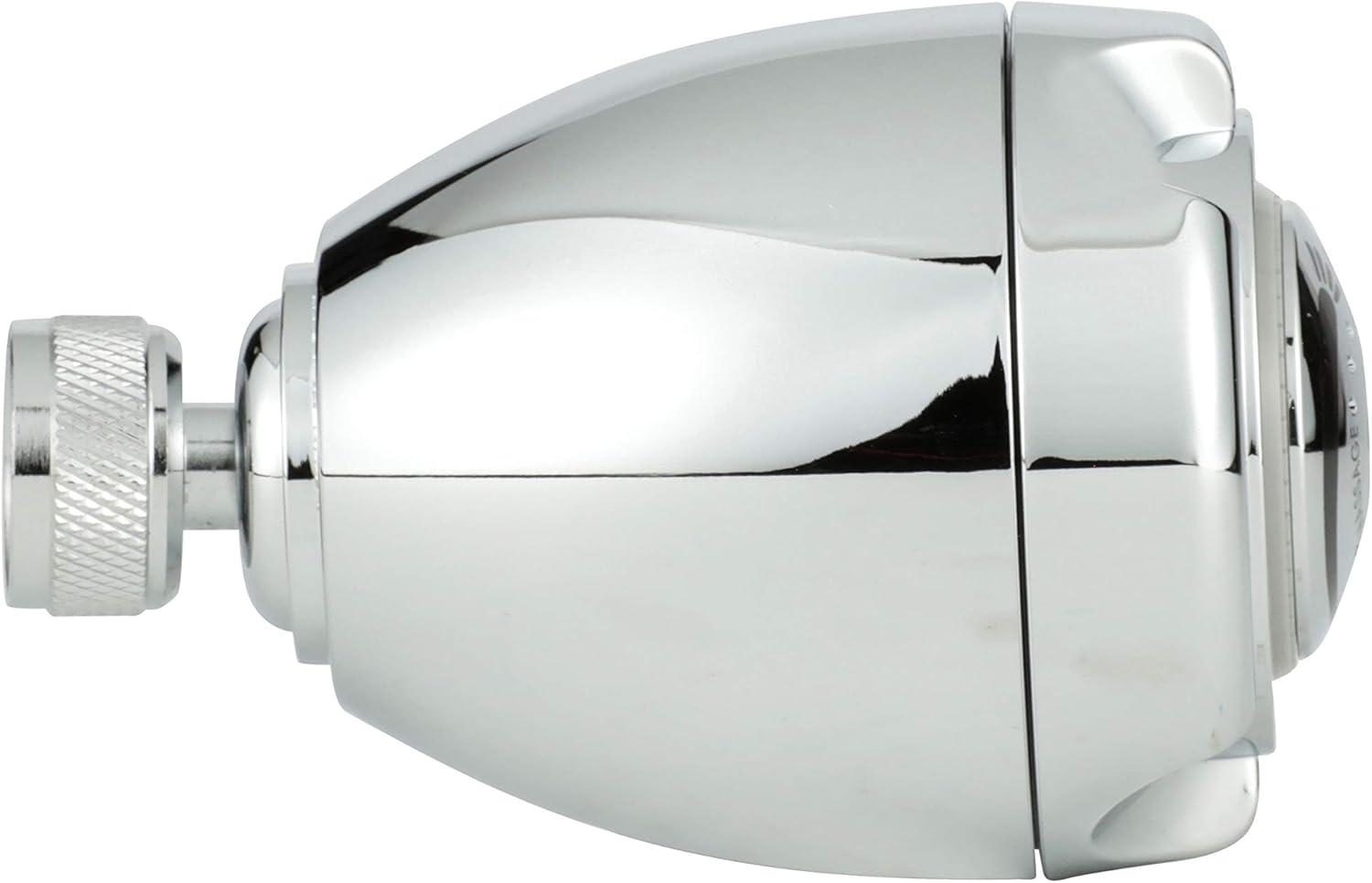 Polished Chrome Dual Function Wall Mounted Showerhead