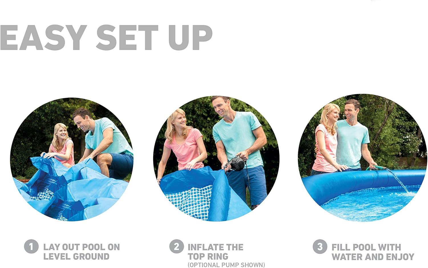 Intex Intex Easy Set Inflatable Kid Swimming Pool
