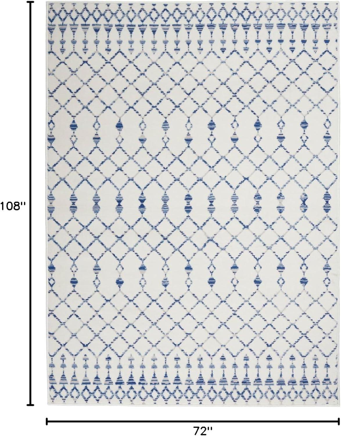 Nourison Whimsicle WHS02 Indoor only Area Rug - Ivory 6' x 9'