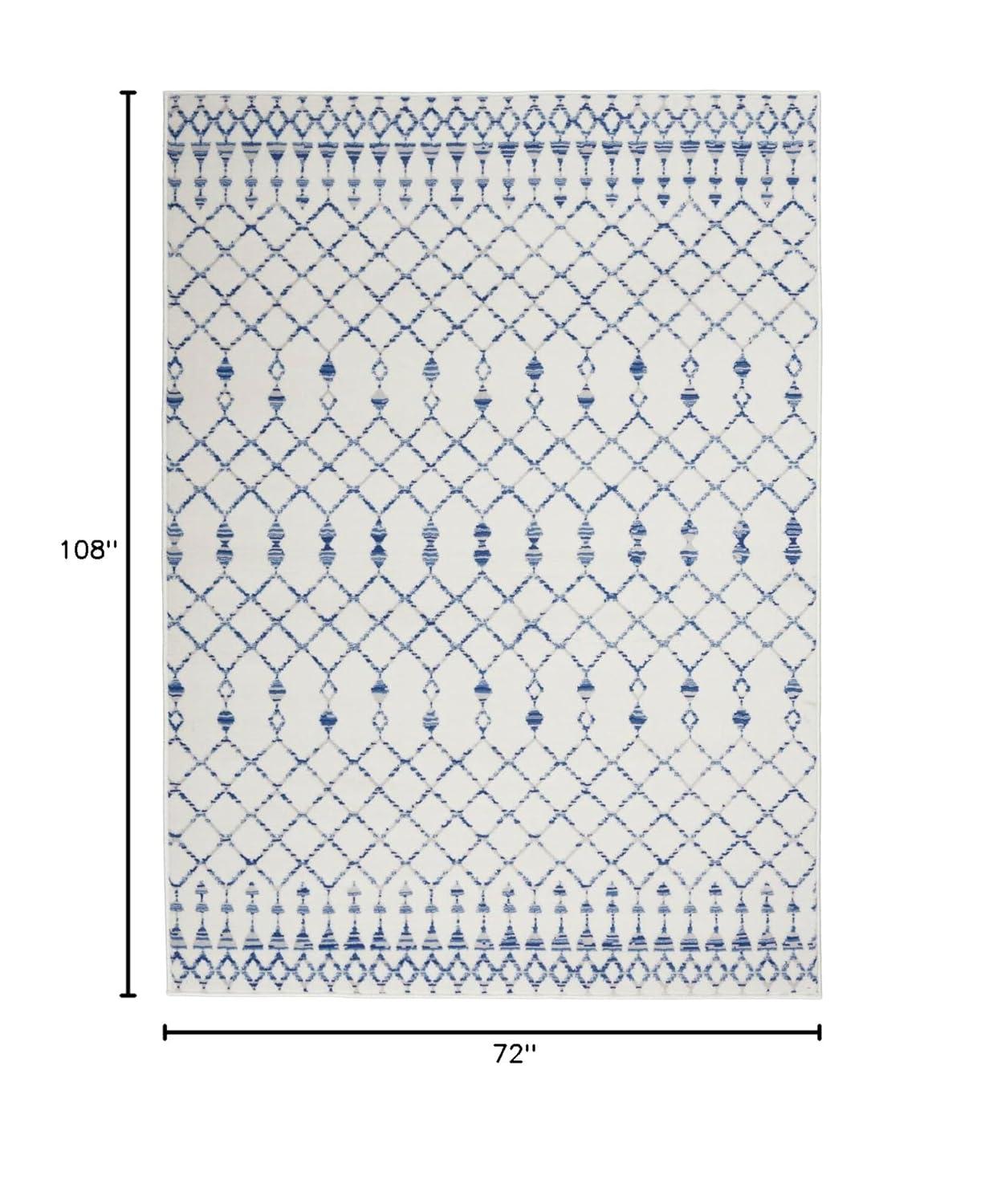 Nourison Whimsicle WHS02 Indoor only Area Rug - Ivory 6' x 9'