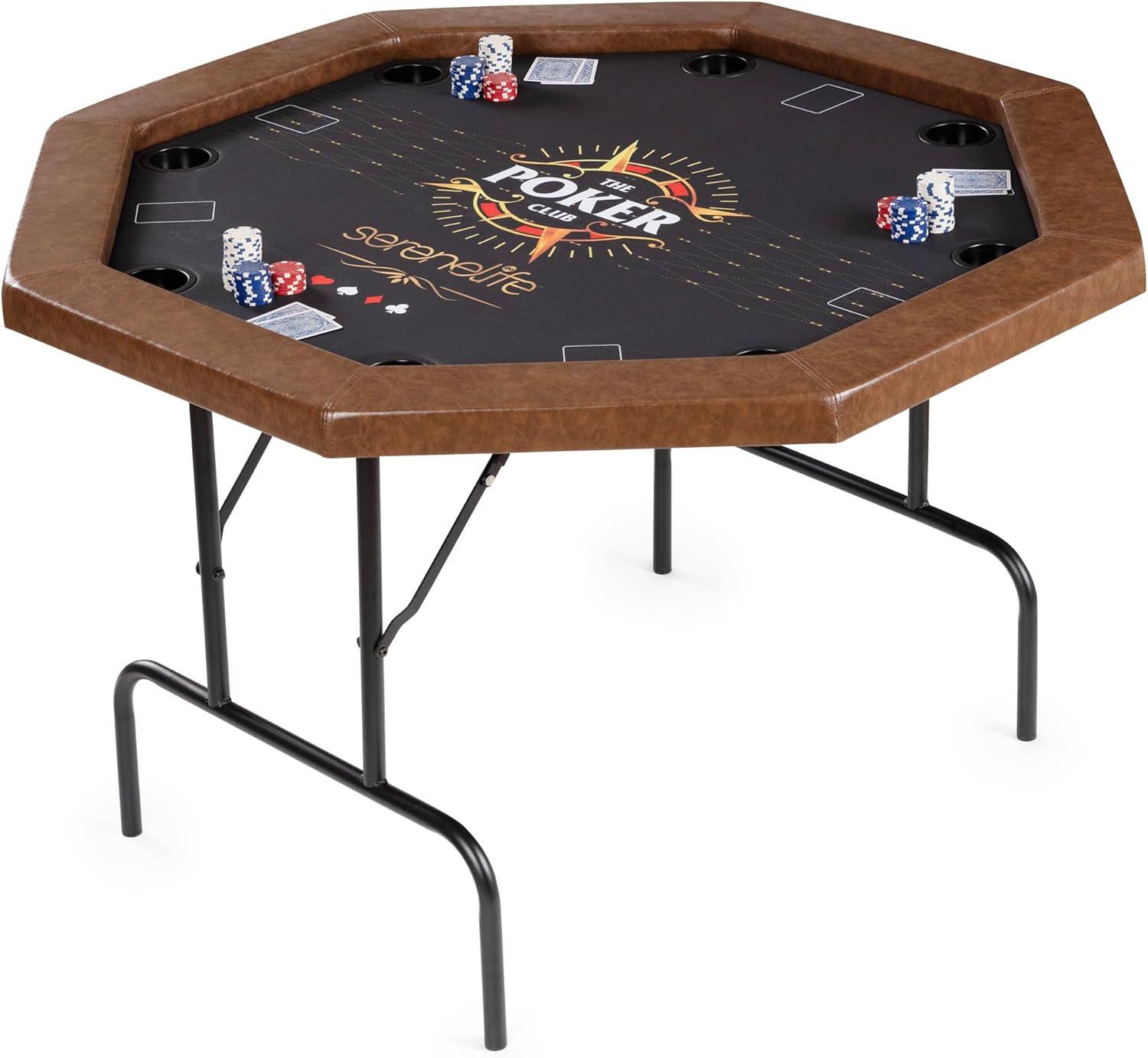 Serenelife 49.21'' 8 - Player Poker Table