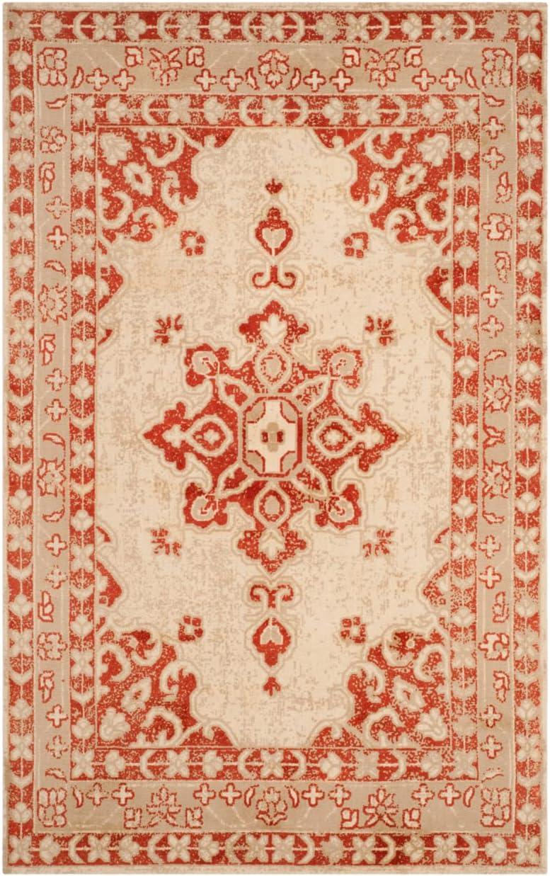 Sahara Coral Hand-Tufted Wool Boho Runner Rug