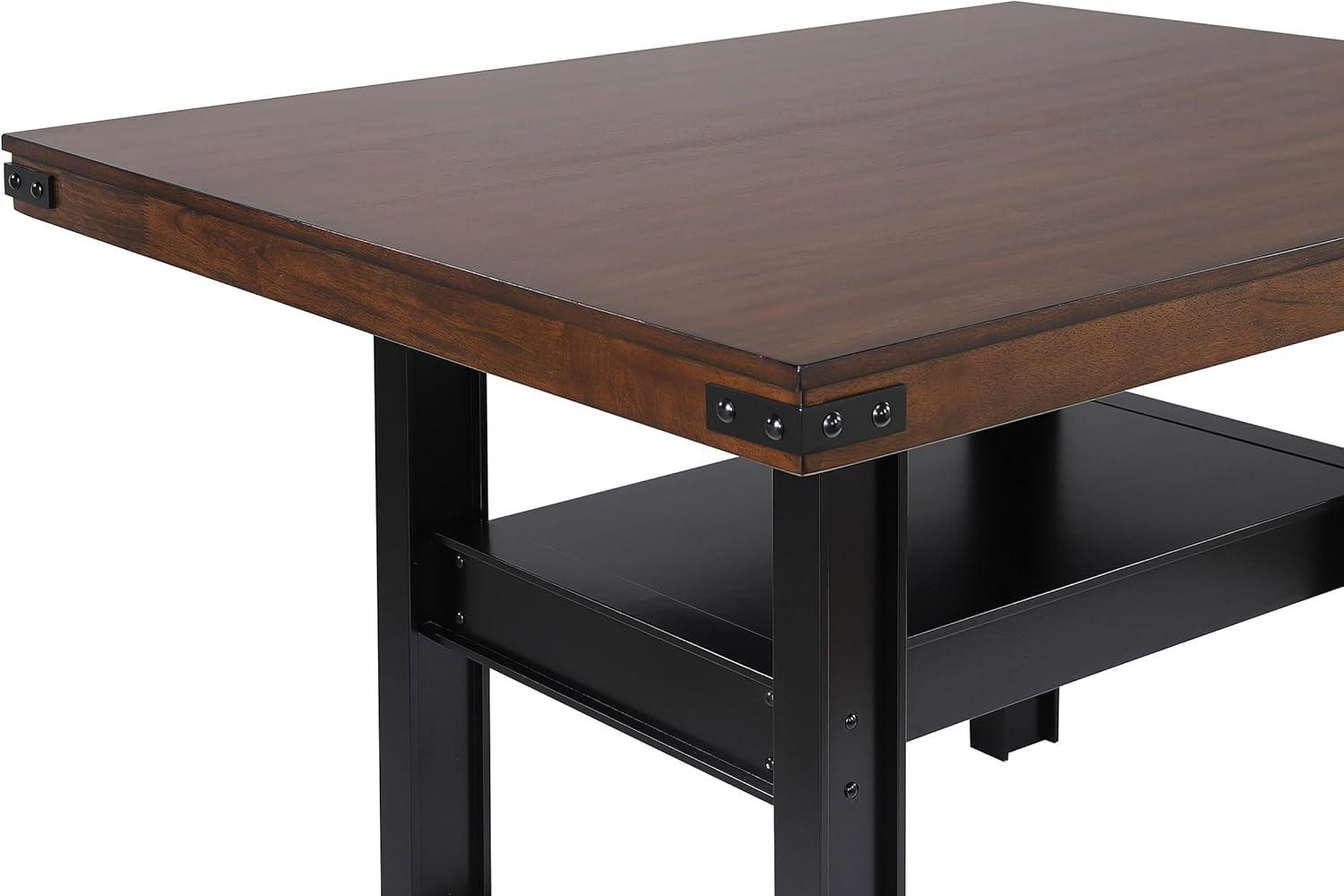 Patterson 60-Inch Counter Height Dining Table Mango Oak