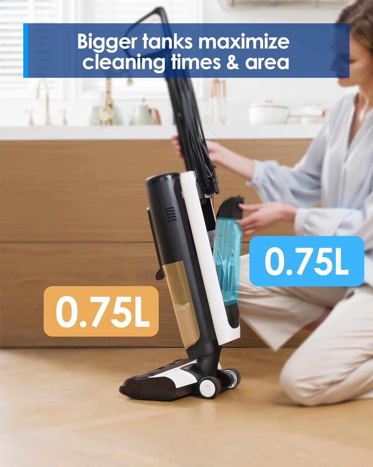 Tineco FloorWasher 5 Series Cordless Smart Wet/Dry Vacuum Cleaner and Hard Floor Washer