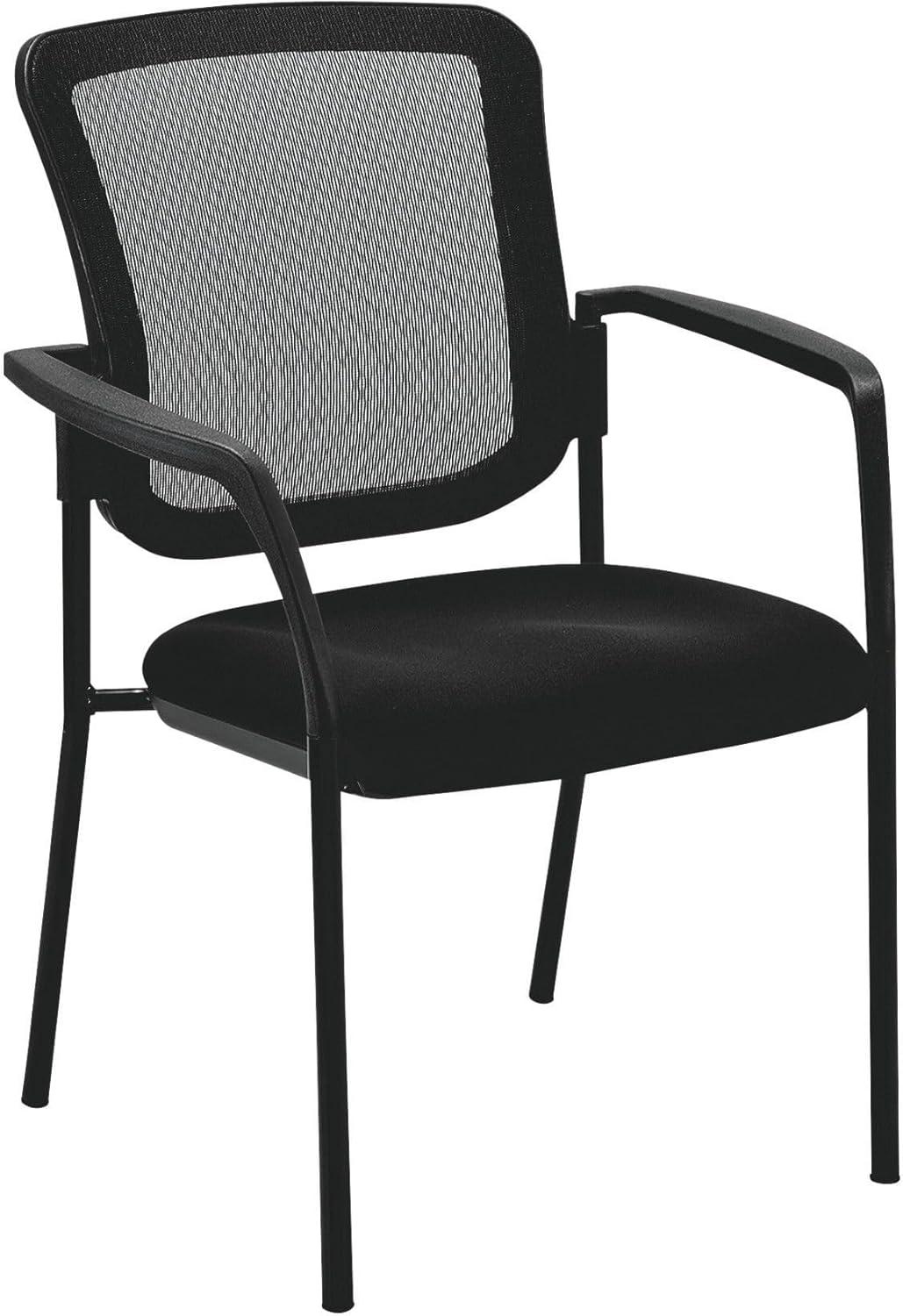 Alera® Stackable Mesh Seat Waiting Room Chair with Metal Frame