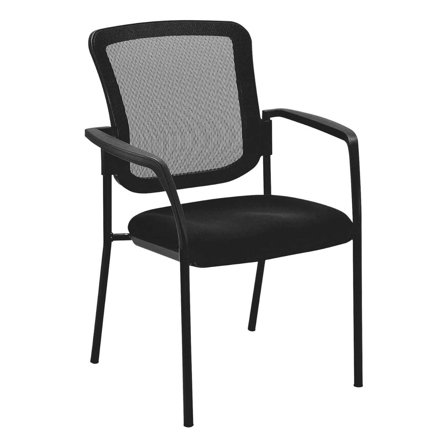 Alera® Stackable Mesh Seat Waiting Room Chair with Metal Frame