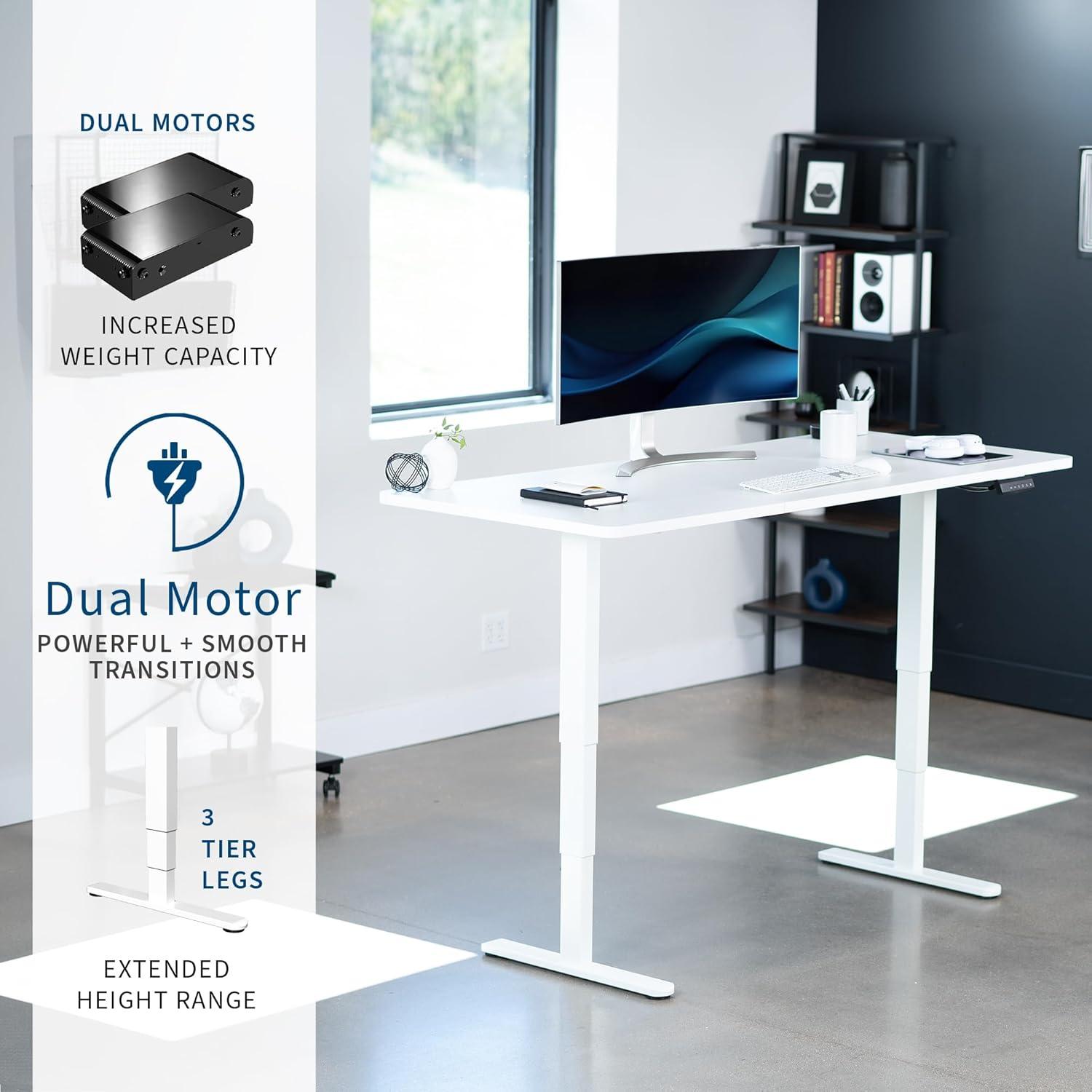 Vivo Electric 71" x 30" Stand Up Desk Workstation, 2B7B Series