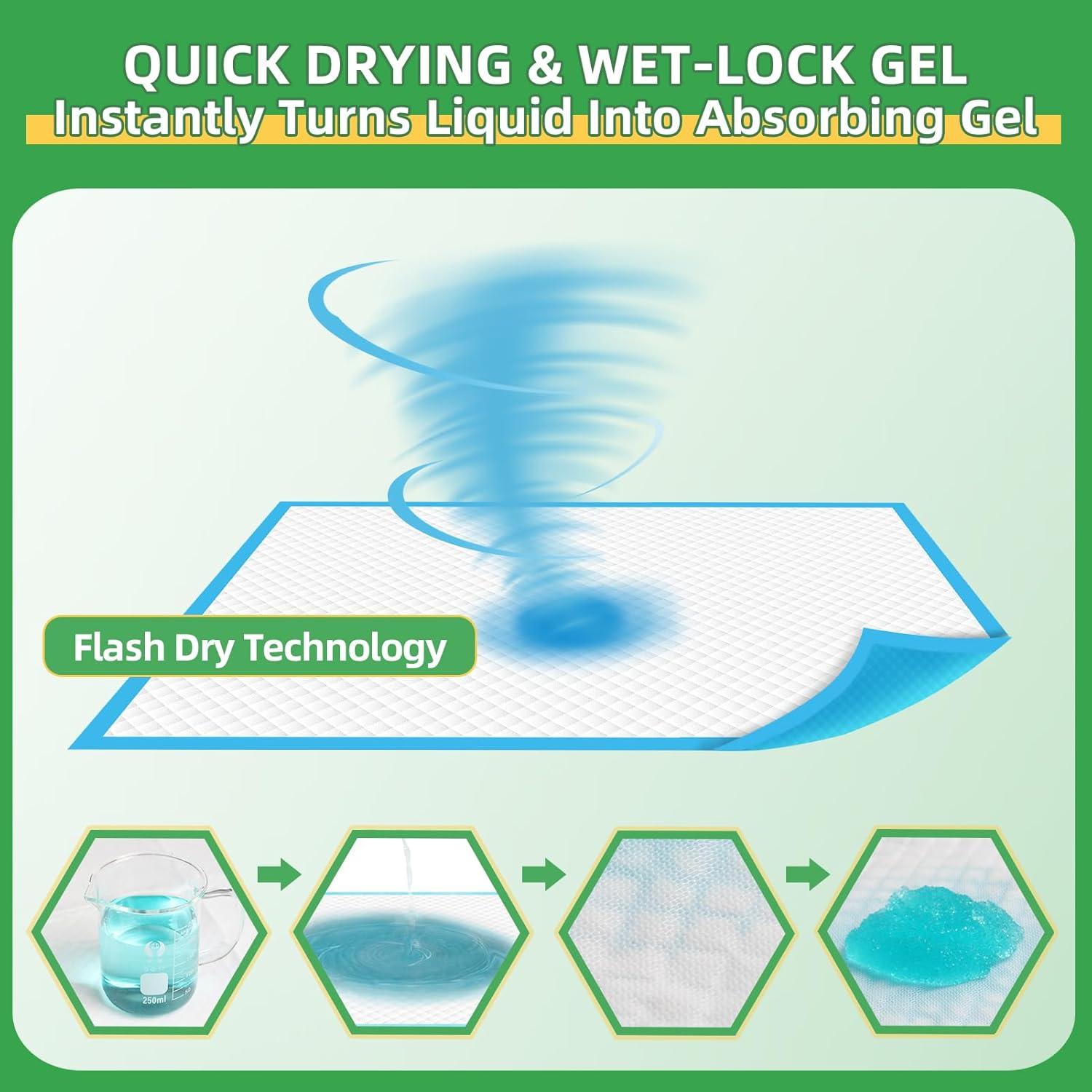 Pee Pads for Dogs - 30" X 36" Extra Large Puppy Pads XXL Potty Training Pads for Pet Wee Wee Pads Quick Absorbent Disposable Leak-Proof Pee Pads for Dogs Large Puppy Supplies - 30 Count