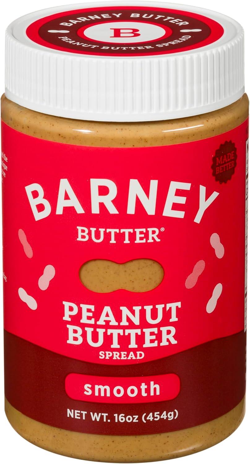 Barney Butter Peanut Butter Spread, Smooth, 16 oz (454 g)