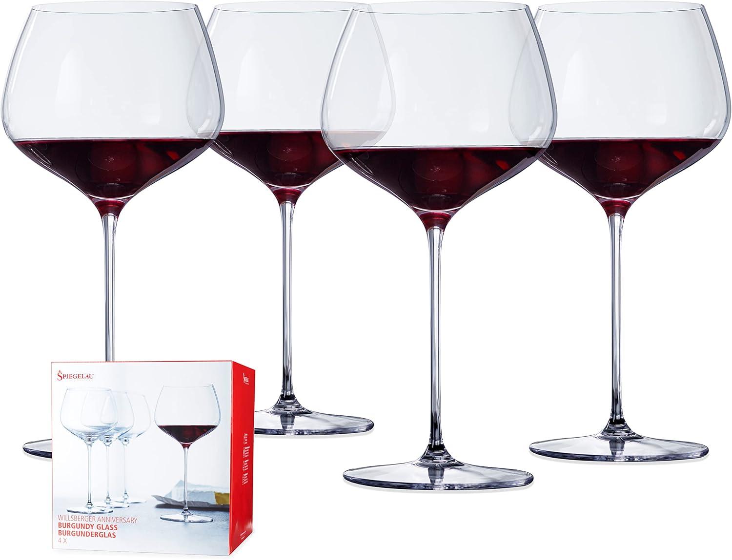 Spiegelau Willsberger 26-Oz. Burgundy Glasses, Set of 4