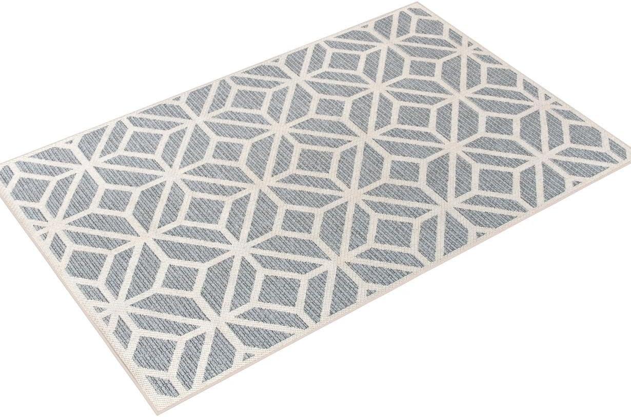 World Rug Gallery Modern Contemporary Geometric Indoor/Outdoor Area Rug