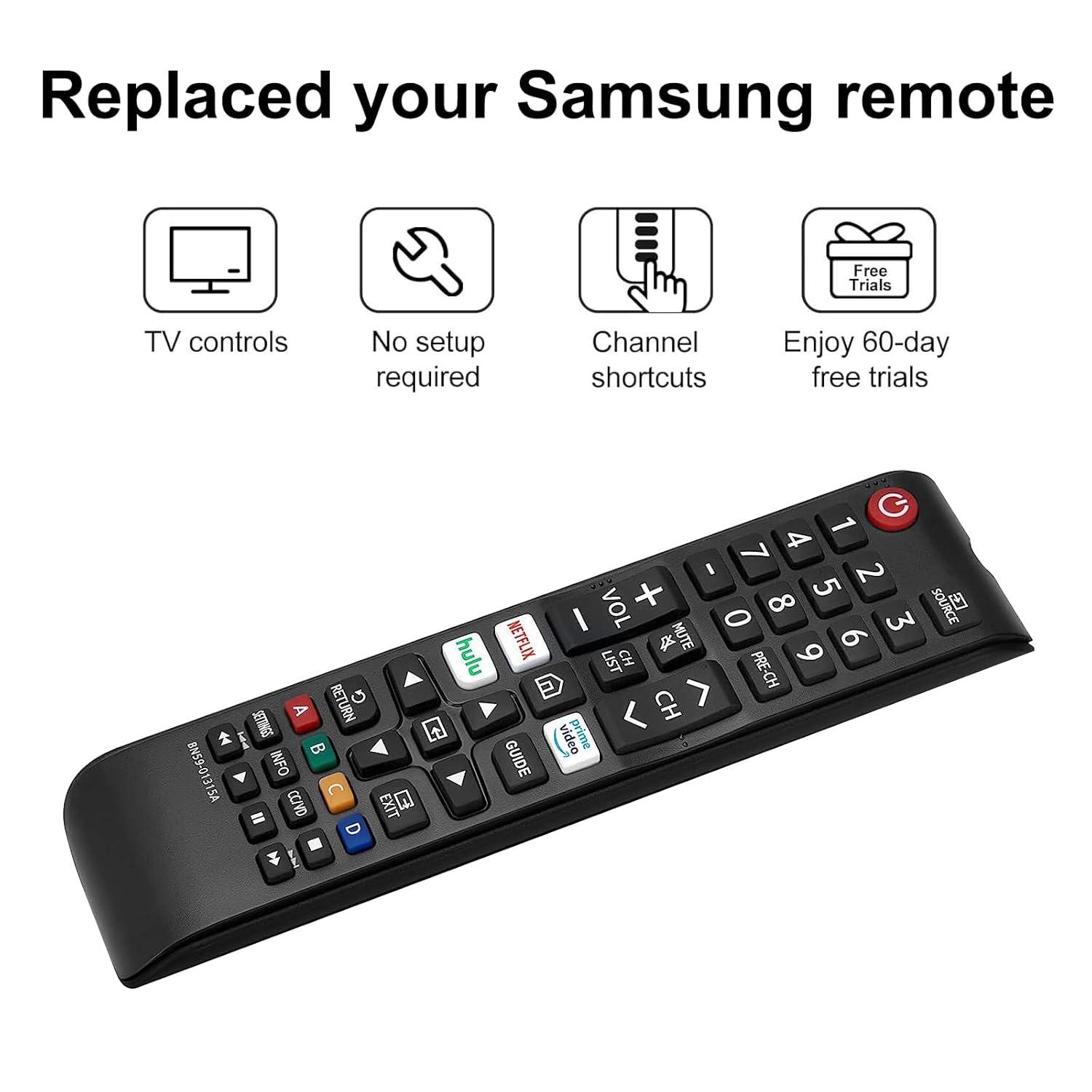 (Pack of 2)ZOUYUE Universal Remote for All Samsung TV,Compatible for All Samsung Smart TV LED LCD HD TV