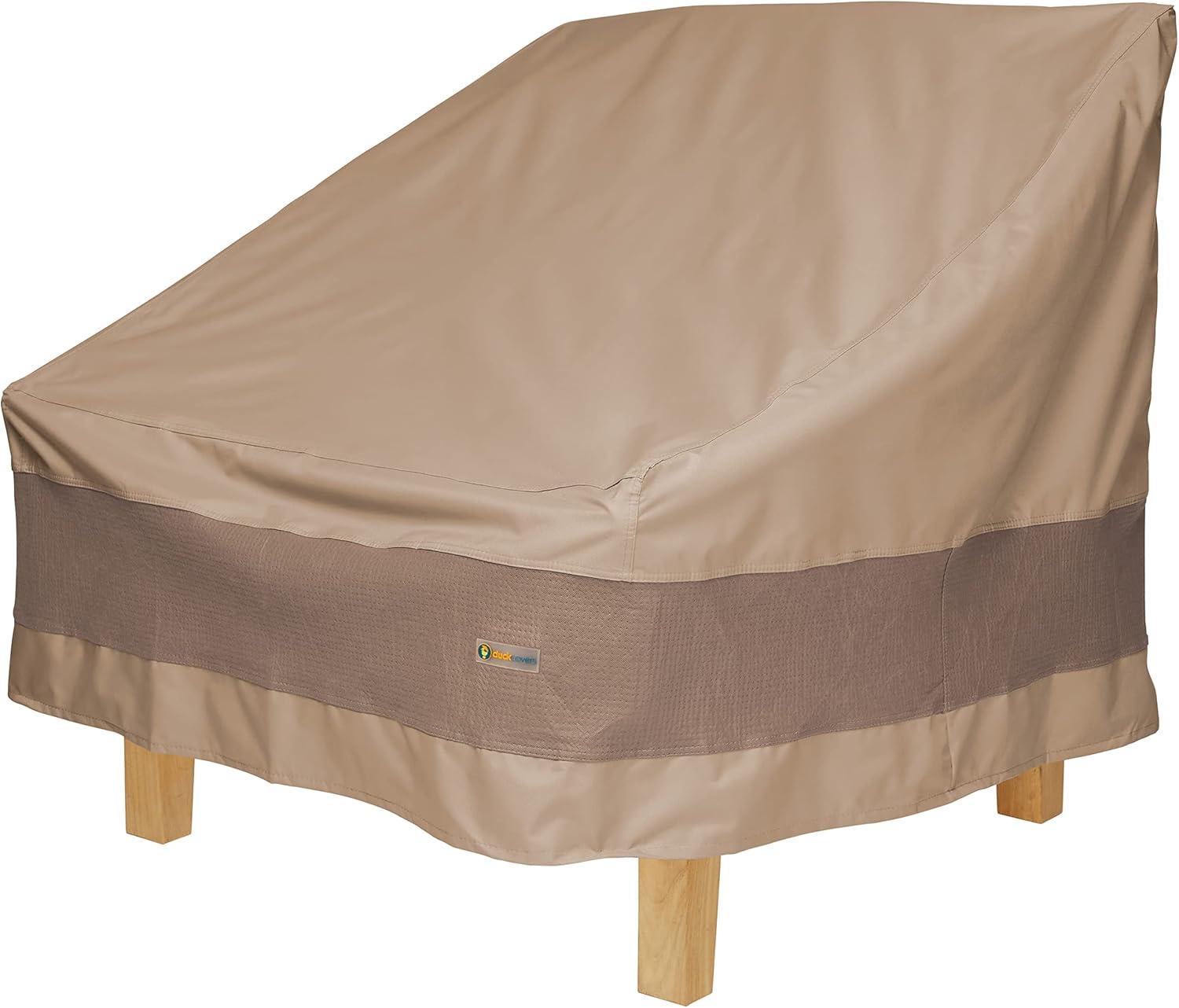 Duck Covers 38" Brown Elegant Waterproof Patio Chair Cover