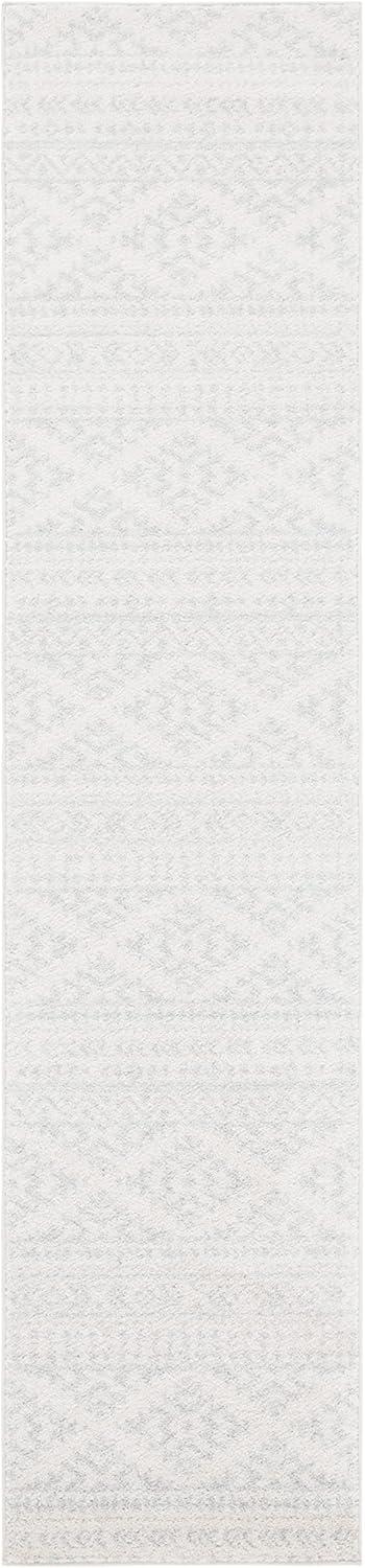 Tulum TUL272 Power Loomed Runner Rug - Ivory/Light Grey - 2'x11' - Safavieh.