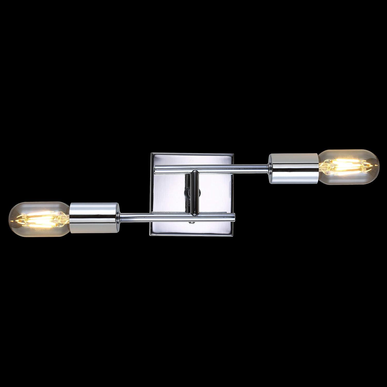 Turing 18.75" Polished Chrome LED Wall Sconce for Modern Homes