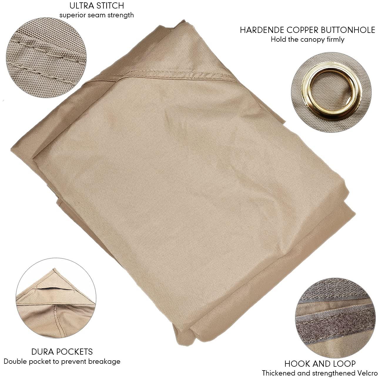 Replacement Canopy roof for Target Madaga Gazebo Model L-GZ136PST (Beige1)