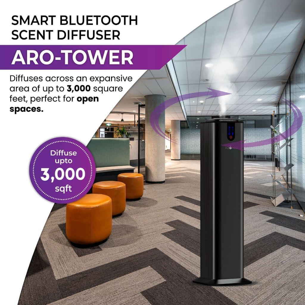 Aromely Smart Bluetooth Scent Diffuser up to 3,000 SQSF (Open Areas)