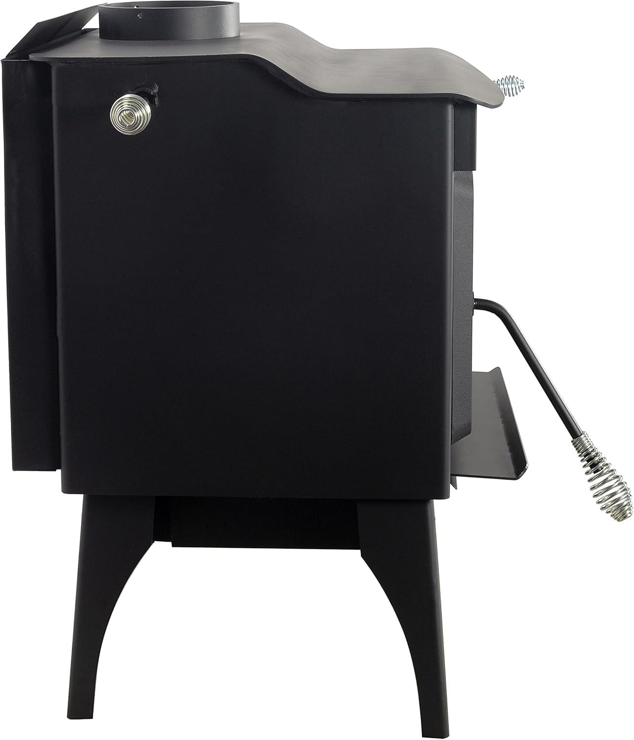 Pleasant Hearth 1,800 Sq. Ft. Medium Freestanding Wood Burning Stove with Legs